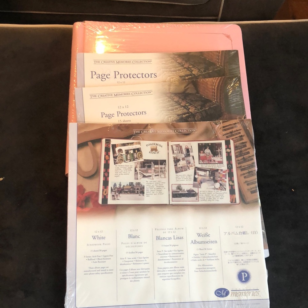 12x12 scrapbook with pages